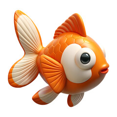 dolphin and fish isolated image 