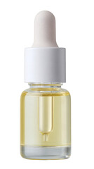 Naklejka premium Luxurious facial serum in a glass dropper bottle promises radiant skin naturally