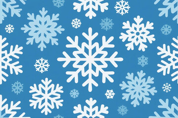 Minimalist geometric snowflake seamless vector design.