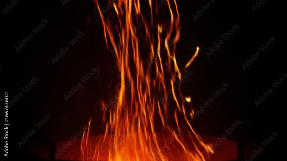 Poster dynamic fiery embers dance upwards from a glowing hearth, creating a mesmerizing spectacle of light 