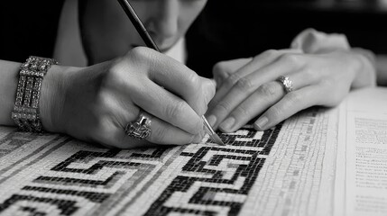 Creating Intricate Designs Handcrafting Art