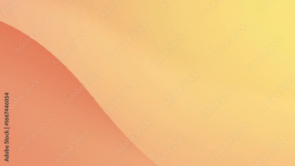 Poster soft gradient of peach to yellow hues creates a calm, inviting visual for diverse creative projects