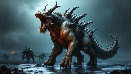 Vicious Prehistoric Monster