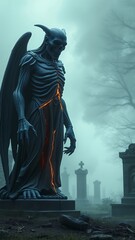 Vivid Halloween Gothic Scene