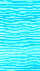 Obraz premium Abstract Blue Wave Pattern, Digital Art