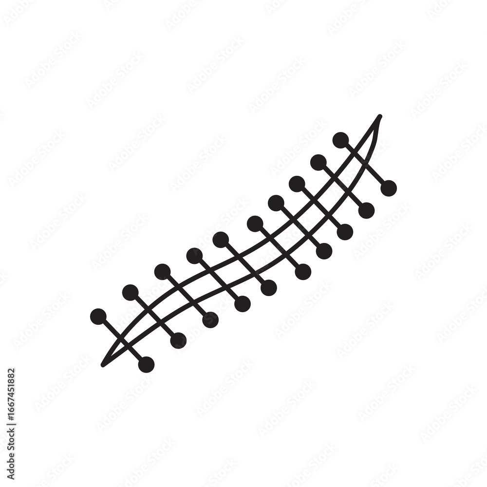 Poster scar icon vector logo set vector trendy style illustration for web and app..eps