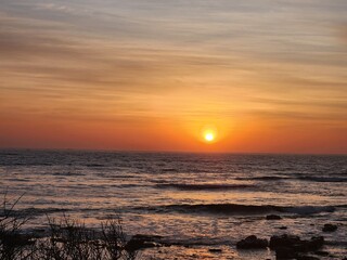 Fototapeta premium sunset over the sea
