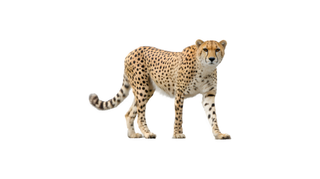 A swift cheetah in motion showcasing its agility and grace
