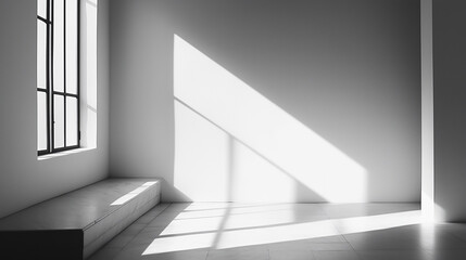 Fototapeta premium Flying Paper in White and Gray Tones – Minimal Abstract