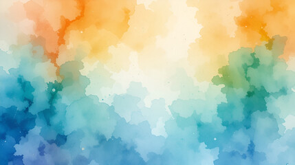 Obraz premium Colorful watercolor stroke backgrounds. Watercolor wash. Watercolor banners