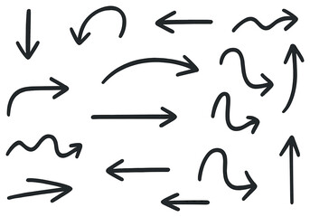 Fototapeta premium Dynamic arrow collection vector for navigation and design concepts - enhance your graphics