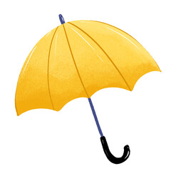 yellow umbrella png illustration  © Amy