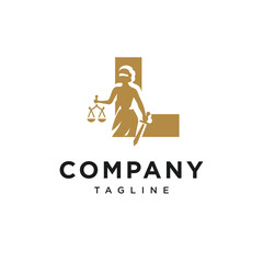 Letter L Themis Logo Icon Vector