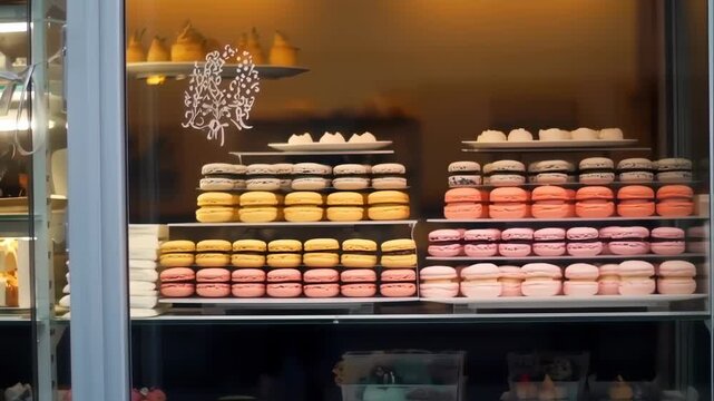 Sweet Treats in a Display Case