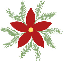 Decorative Christmas Floral 