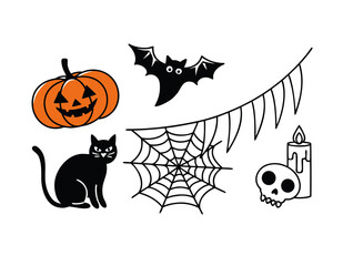 set of halloween icons

