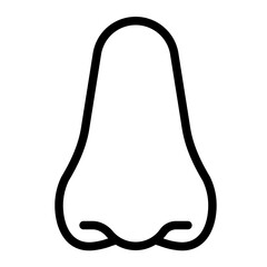 nose icon for illustration
