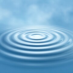 Ripples of Tranquility: A captivating close-up reveals concentric ripples spreading across a serene water surface. The photograph captures the beauty and symmetry of the aquatic nature. 