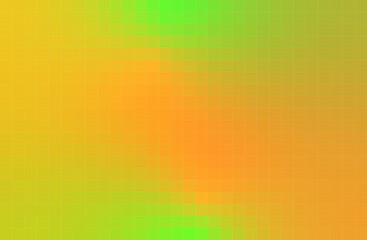 ドット絵 オレンジ色と緑色背景　シンプルグラデーション〜Pixel art orange and green background simple gradation〜