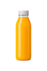 An empty orange juice bottle

