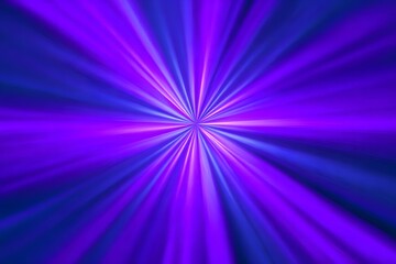 Vibrant purple and blue rays radiating from the center, creating an abstract background with dynamic lighting effects.