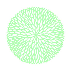 green architecture tree design element