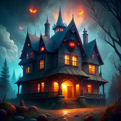 woman, halloween