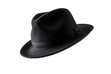 Classic Black Fedora Hat Fashion Accessory for Stylish Outfits and Formal Events