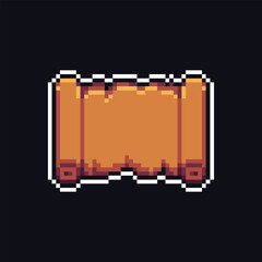 this is pixel art scroll with colorful color and black background this item good for presentations,stickers, icons, t shirt design,game asset,logo and your project.