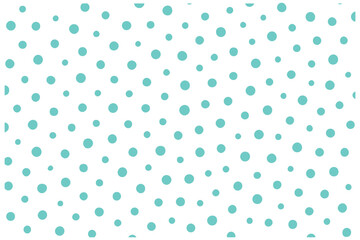 Hot pink polka dot seamless pattern with bright small dots on white background