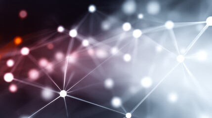 Abstract background with connected lines and dots, intricate network visualization