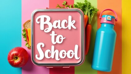 Back to School Lunch Ideas: A Fun & Healthy Lunchbox Flat Lay