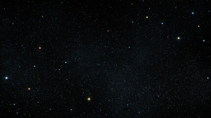 Starry Night Sky Background with Many Stars.