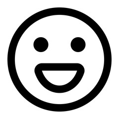 Fototapeta premium smiley icon for illustration