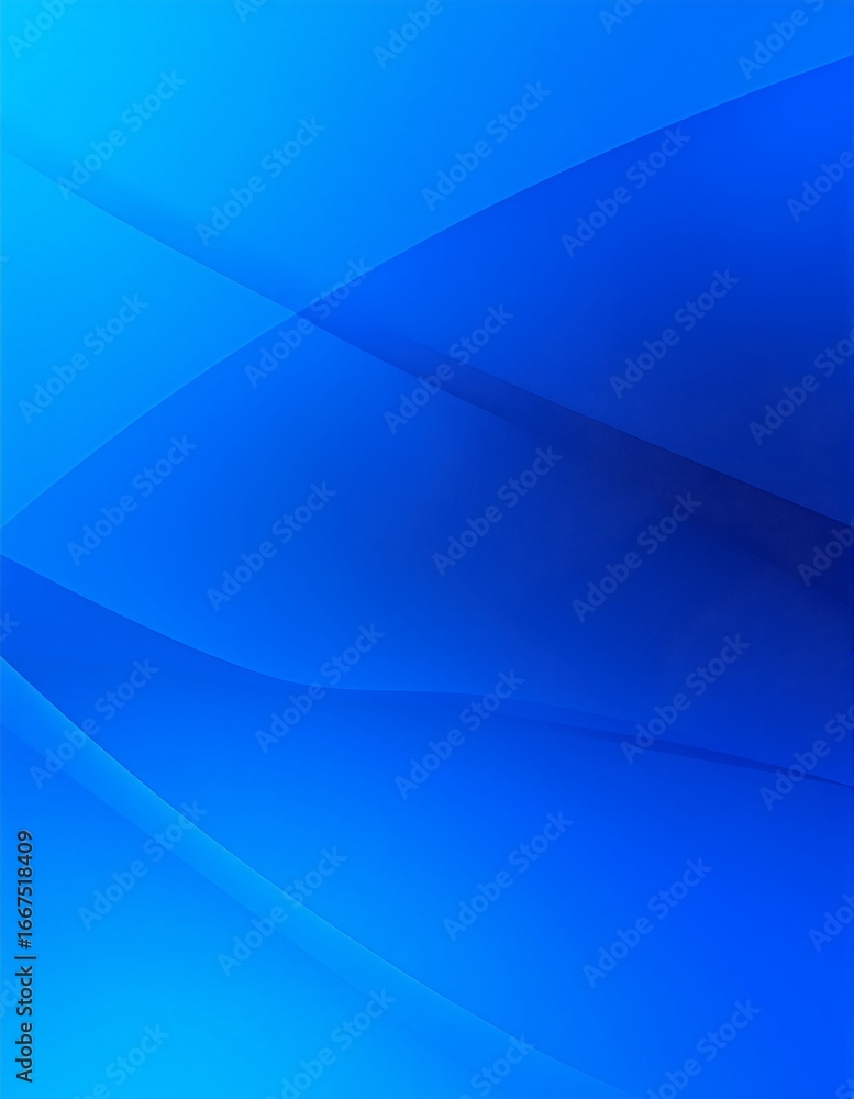Poster a vibrant blue abstract background featuring fluid, wavy lines that create a sense of movement and d