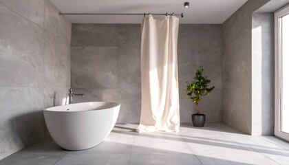 A contemporary home bathroom interior features a clean design with white tiles, a stylish sink, and a glass shower enclosure
