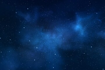 Naklejka premium Beautiful Night Sky with Stars and Nebula