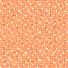Country style pattern with small flowers Spring blossom Delicate pastel colors Print on fabric for sewing Textile design Gift wrapping Greeting card