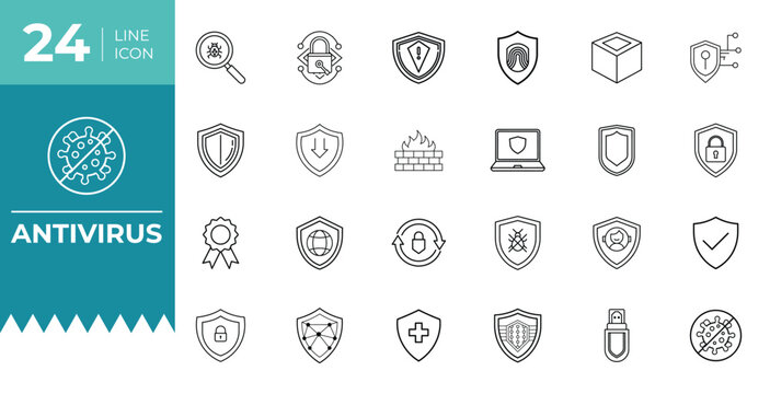 Antivirus Icon Security Vector Illustration