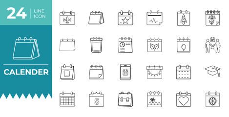 Calendar Icon Schedule Vector Design