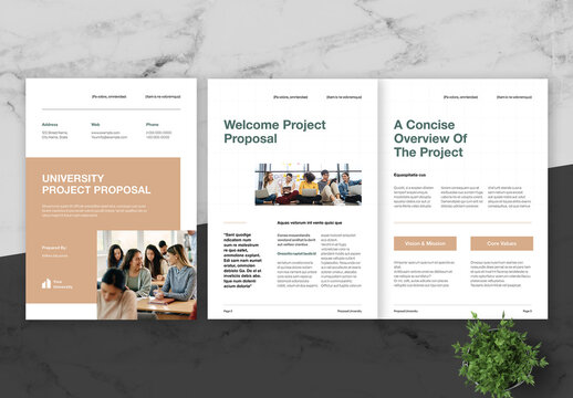Brown And Black Proposal University