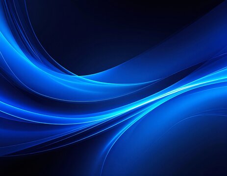 Vibrant blue abstract wallpaper featuring fluid shapes and gradients, creating a dynamic and modern aesthetic perfect for digital backgrounds or screens.