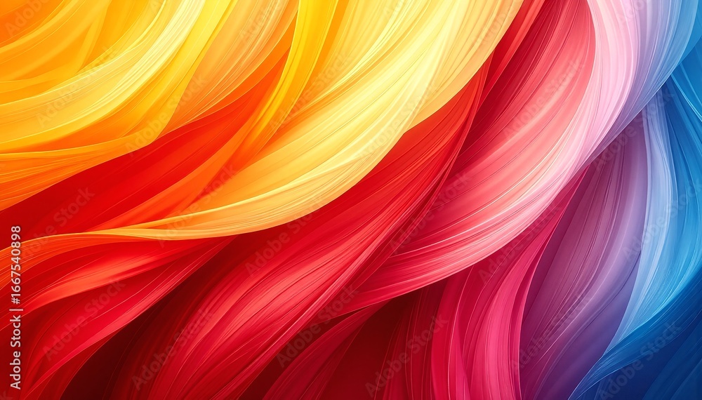 Aufkleber a vibrant, colorful abstract background featuring swirling patterns of bold hues, blending seamlessl