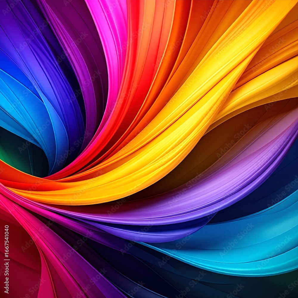 Poster vibrant and dynamic hd abstract wallpapers featuring a blend of vivid colors and intricate patterns,