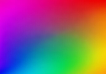 Vibrant rainbow gradient background with smooth color transition