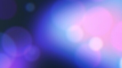 Ethereal Purple and Blue Bokeh Lights Gently Floating and Shimmering in a Dreamy Abstract Loop - Powered by Adobe