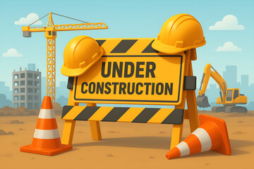 under construction background