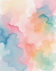Obraz premium Pastel Watercolor Abstract Background