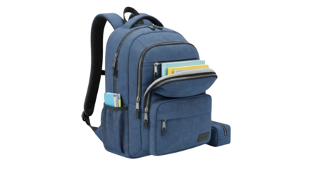 Durable Denim Backpack for School Travel and Everyday Use