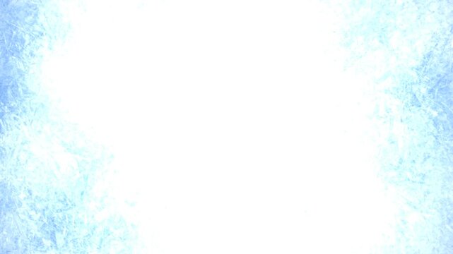 frozen screen animation with white background